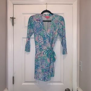 Lilly Pulitzer Karlie Wrap Romper size M